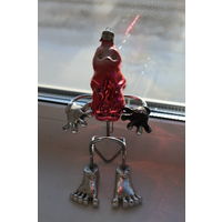 Елочная стеклянная игрушка СССР "Бельченок"