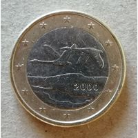 Финляндия 1 евро 2000 г., KM# 104
