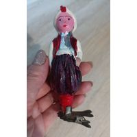 Ёлочная игрушка, стекло, маленький Мук, Алладин на прищепке