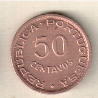 Ангола 50 сентаво 1953