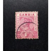 Великобритания\104в\ Гамбия.  1898 королева