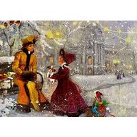 Открытка чистая 10х15 см. Художница Екатерина Бабок