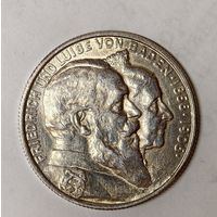 2 марки 1906 Баден - UNC - годовщина свадьбы -