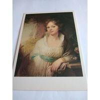 Открытка 1979г. В. Боровиковский. Портрет С. И. Лопухиной.