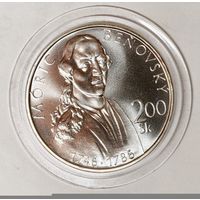 200 крон 1996 Словакия - Беневский - серебро! Идеал!