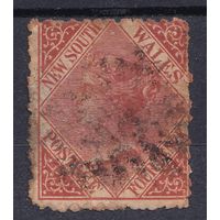 43.Aust. Великобритания. Австралийские штаты. Новый Южный Уэльс. Стандарт. 1867/93 гг. 4p. Mi.#39A.