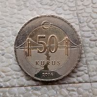 50 курушей 2016 года Турция. Турецкая республика.