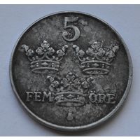 Швеция, 5 эре 1947 г. Железо.