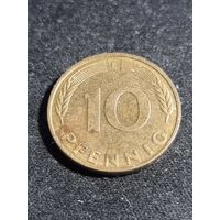 ФРГ 10 пфеннигов 1993 F