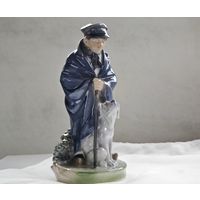 Royal Copenhagen статуэтка пастушок собакой