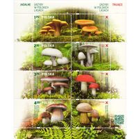 Польша 2014. Грибы. Mi 4695-8. Блок 231