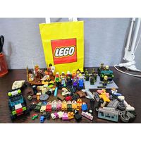Лего оригинал и аналог фигурка человечек lego детали элементы машинка рыцарь солдатики