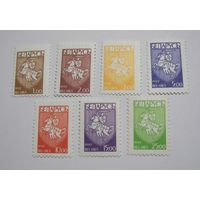 Стандарт. 1, 2, 3, 5, 10, 15, 25 7 марок. 1992