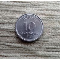 Werty71 Бразилия 10 сентаво 1987
