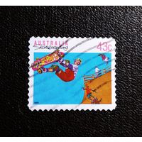 Марка АВстралия 1990 год Спорт