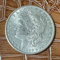 Монета 1 доллар 1899 год. США. Доллар Моргана.