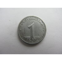 ГДР 1 пфенниг  1950