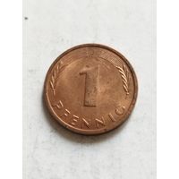 Германия 1 пфенинг 1983 J