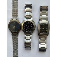 Часы наручные кварцевые CASIO 3ШТ с 1 РУБЛЯ