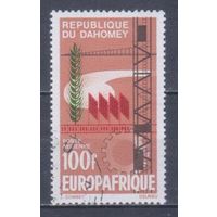 [1336] Дагомея 1966. ЕвропАфрика. Одиночныйвыпуск.Гашеная марка.