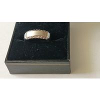 Кольцо золото 585 пр.бр 0, 31 карат.6.2 грамма.