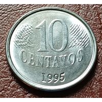 Бразилия 10 сентаво, 1995    ( 1-6-5 )