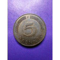 Германия ФРГ 5 пфеннингов 1981 F