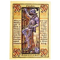 РАСПРОДАЖА!!! - ГЕРМАНИЯ АЛЬТЕНБУРГ (ТЮРИНГИЯ) 50 пфеннигов 1921 год "второй сюжет" - BU!