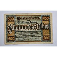 1922 год 500  марок Германия