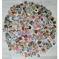 Марки. Сборный лот. 500 шт. Примерно 1920-2000гг.
