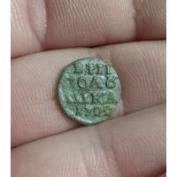 Полушка 1722 г Отличная