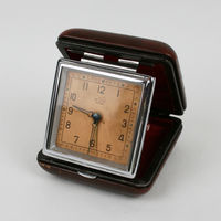 Часы будильник дорожные, Москва, 2 Московский часовой завод, 1951 г.