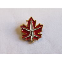 Значок. Знак. "Кленовый лист". "Канада". м
