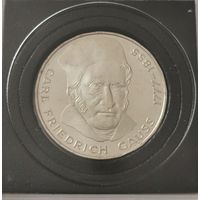 5 марок 1977 г. ФРГ. 200 лет со дня рождения Карла Фридриха Гаусса. С рубля!