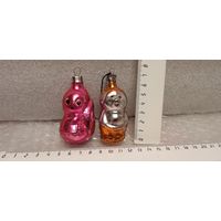 Ёлочные игрушки. Белочка и медведь. 24-12