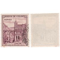 Колумбия 1958-06 813 Santuario de Las Lajas-Narino из серии 1 марка 25cvs пурпурный ()k-034 (m01)