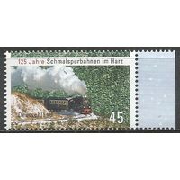 Германия. 125 лет ж/ороге в Гарце. 2012г. Mi#2910.