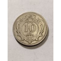 Австрия 10 геллер 1895