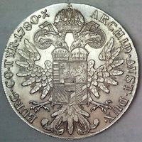 РАСПРОДАЖА!!! - АВСТРИЯ 1 талер 1780 год "МАРИЯ ТЕРЕЗИЯ" серебро - aUNC!