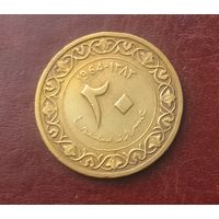 Монета Алжир 20 сантимов 1964
