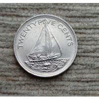 Werty71 Багамы 25 центов 2000 Багамские острова Корабль