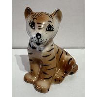 Фарфоровая статуэтка "Тигрёнок". Тигр. ДФЗ