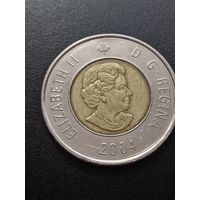 Канада 2 доллара 2004 г.