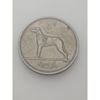 Ирландия 6 пенсов 1962 года .