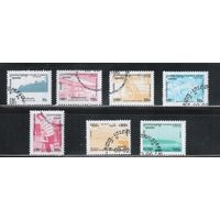 Камбоджа-1996 (Мих.1562-1568) гаш. ,Стандарт, Туризм (полная серия)