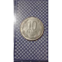 Чили 10 песо 1980