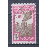 [1993] Французские колонии. Французская Гвиана 1929. Индеец с луком.10с. MNH