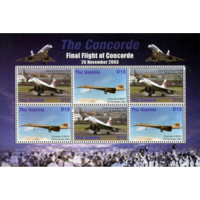 Гамбия 2003, Самолёты, КОНКОРД, Воздушный ТРАНСПОРТ, АВИАЦИЯ,   MNH