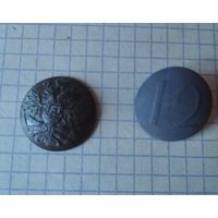 2 старинные пуговицы