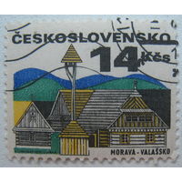 Марка Чехословакии 1971 г. Морава